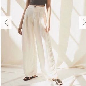 Free people wide leg trousers